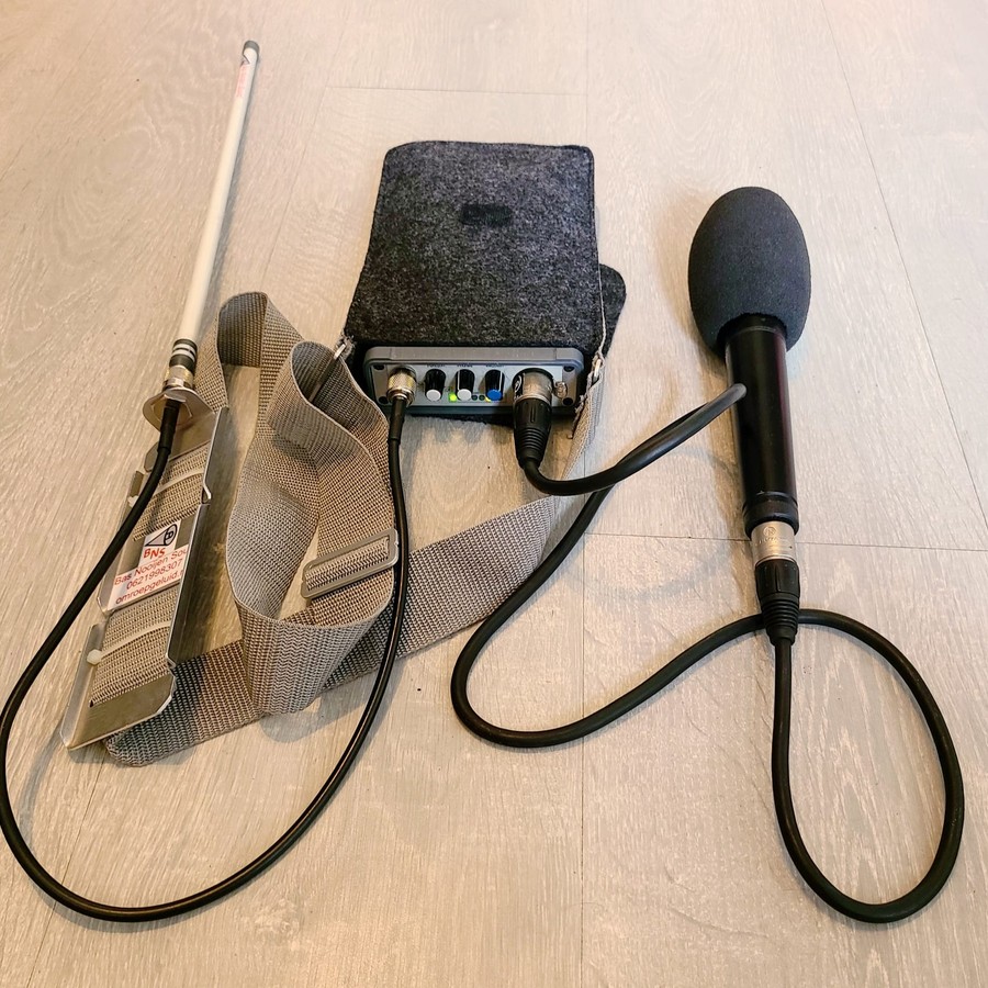 Professionele wandelzender en reportagezender van Bas Nooijen Sound